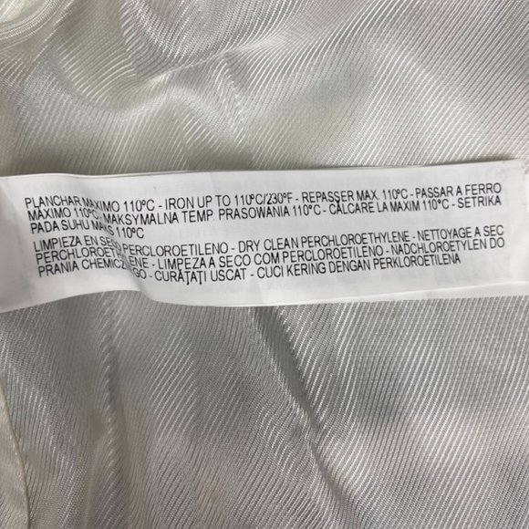 Zara Basic Striped Green, White Zip-up Blazer Size XS - Picture 12 of 12